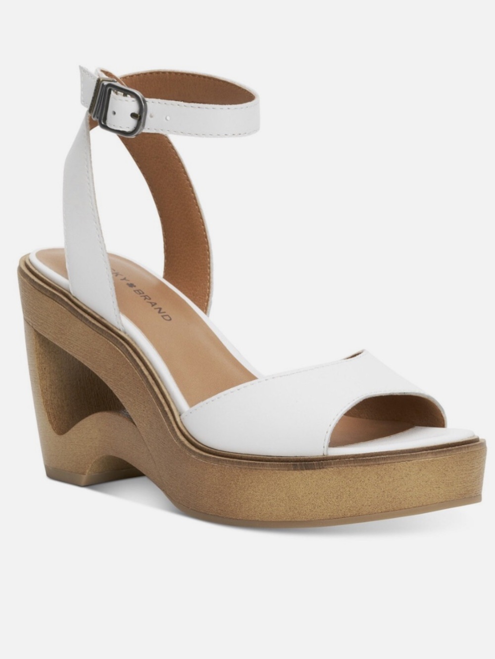 NIB - Lucky Brand Wyndin Wedge Sandal size 7